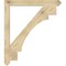 Ekena Millwork Merced Arts & Crafts Rough Sawn Bracket, Douglas Fir, 4"W x 42"D x 48"H BKT04X42X48MRC03RDF - alternate 2